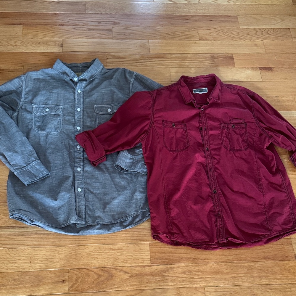 XL Men’s Button Down Shirt Bundle